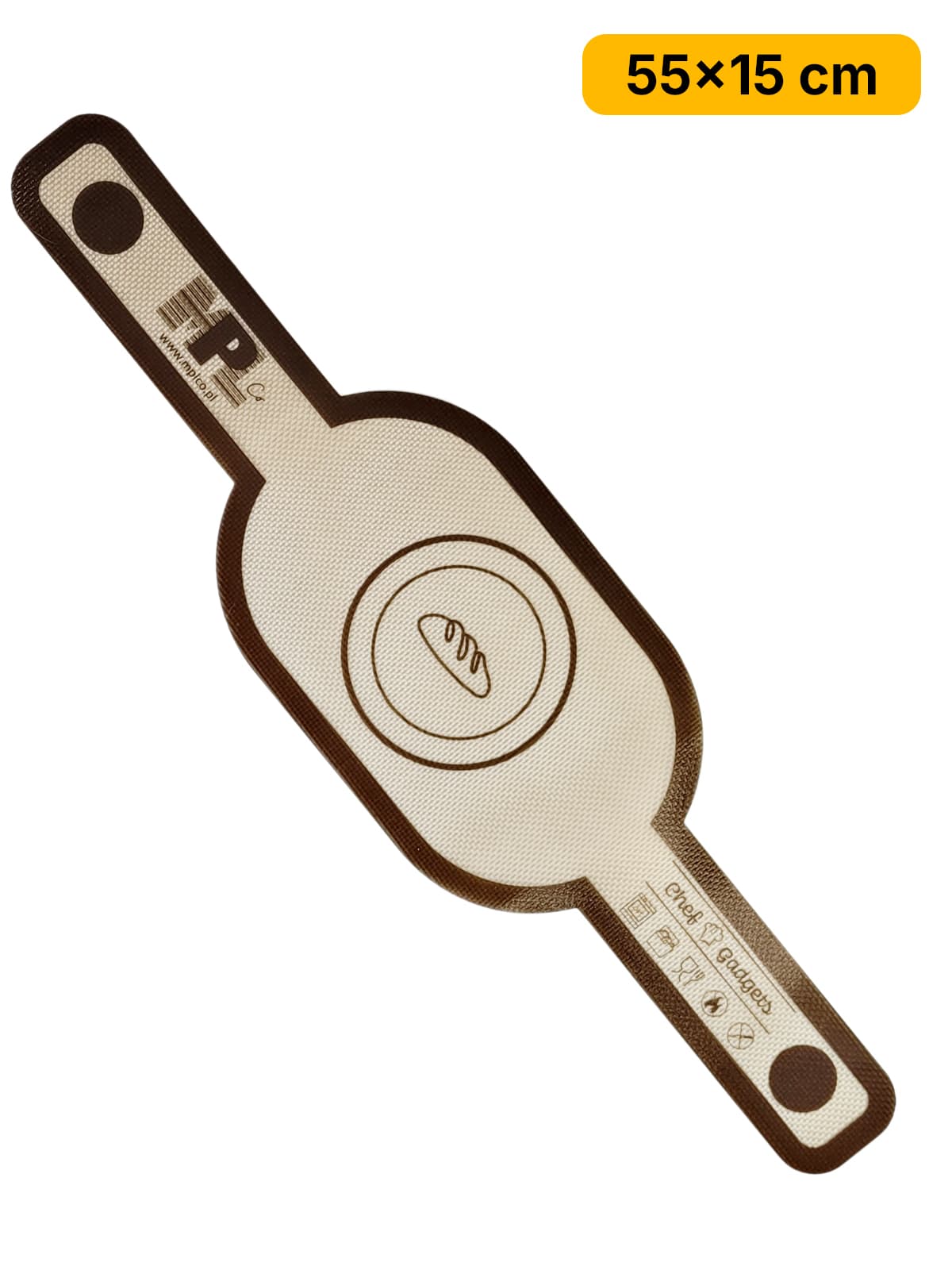 Belmo - Nieprzywierająca silikonowa mata do pieczenia chleba, ciast i pizzy