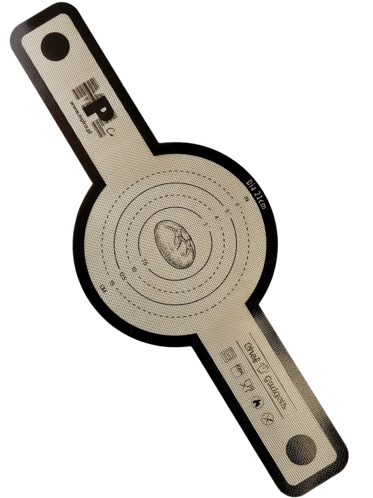 Belmo - Nieprzywierająca silikonowa mata do pieczenia chleba, ciast i pizzy